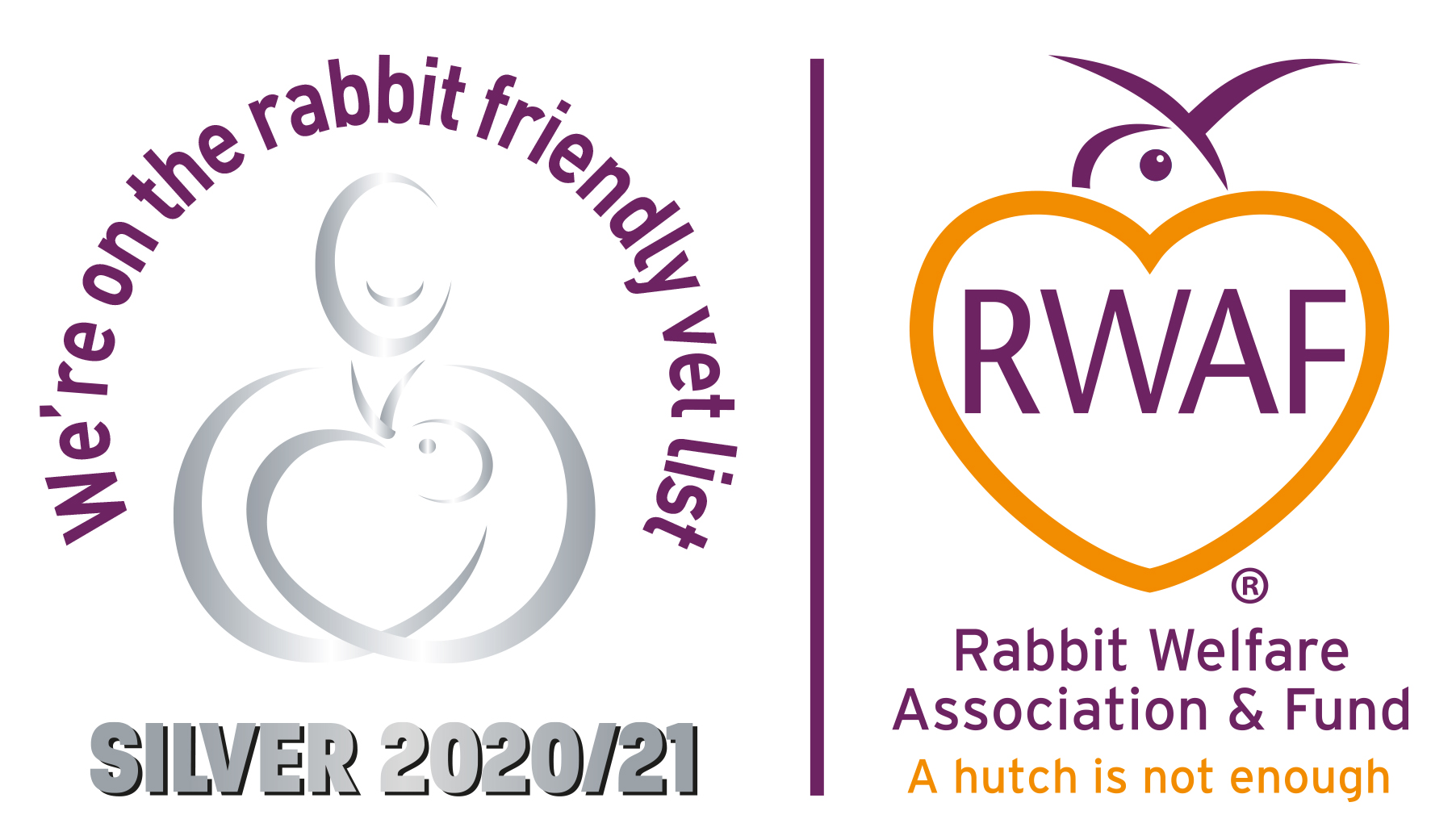 Rabbit friendly vet logo SILVER 20-21